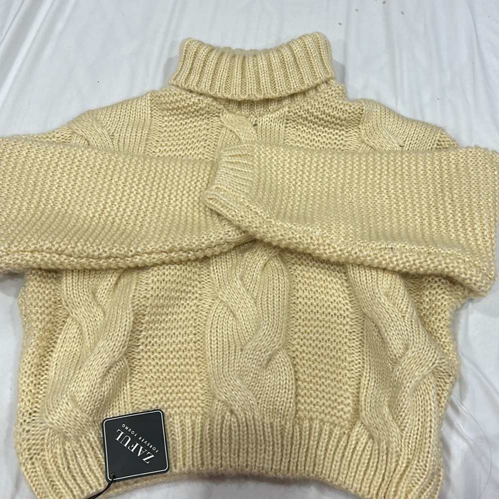 ZAFUL Thick Turtle Neck Sweater